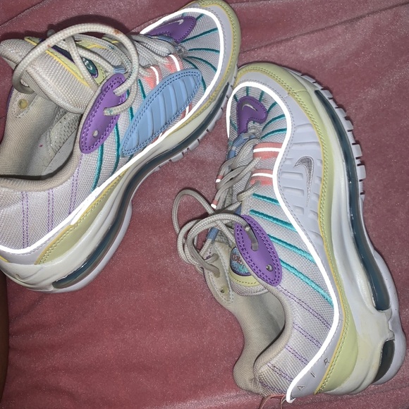 Host pick Colorful Nike Air Max 98 Easter Pastels Women sz 6.5 - Picture 8 of 10